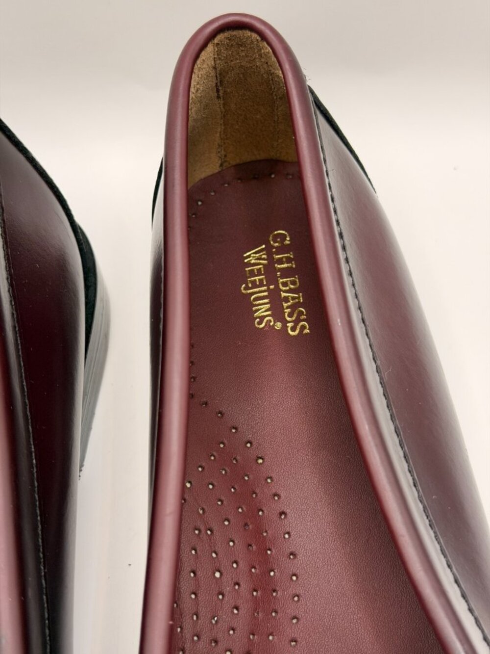 G.H.BASS Womens Whitney Weejuns® Wine Penny Loafer Sz 11 - Picture 2 of 10